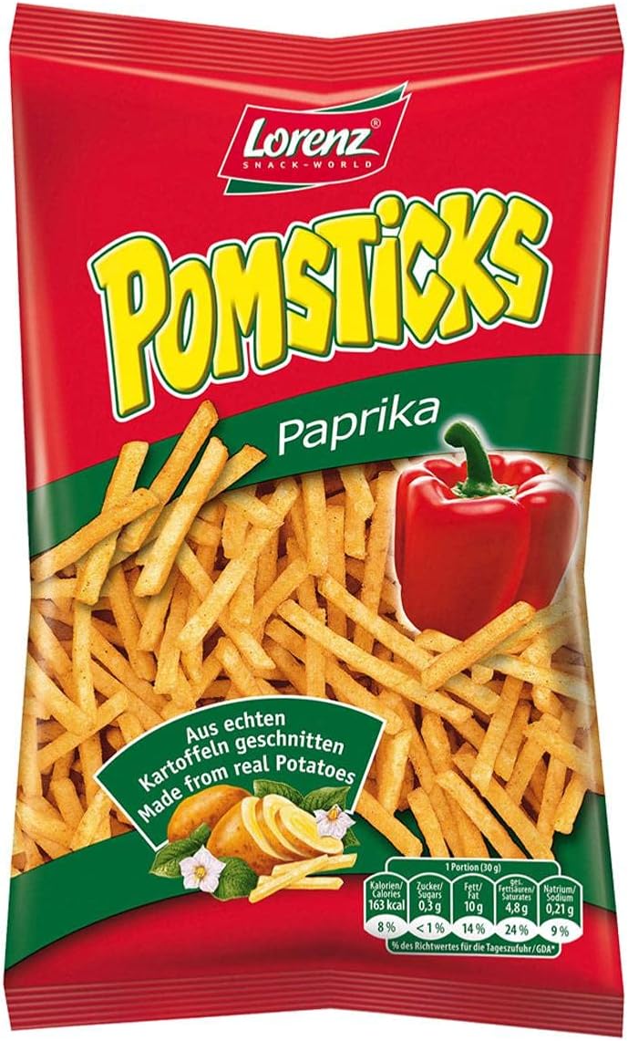 LORENZ POMSTICKS PAPRIKA 14x85G