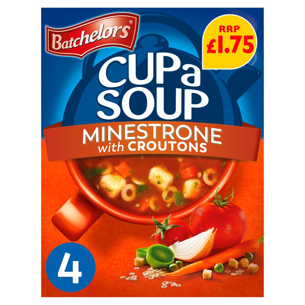 BATCHELORS CUP A SOUP MINESTRONE 9x94G
