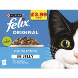 FELIX FISH SELECTION IN JELLY12 PACK  4x85G