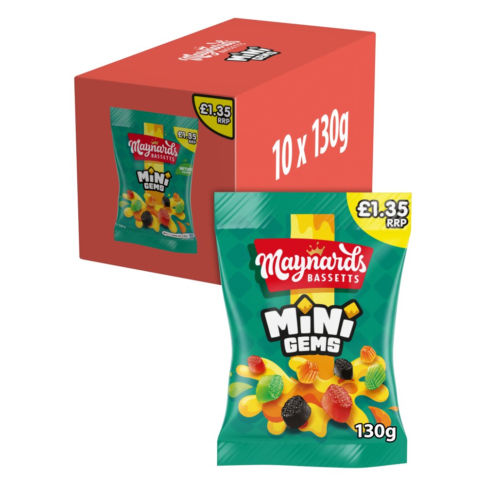 MAYNARDS MINI GEMS  10x130G