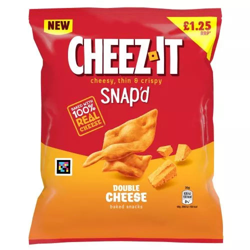 CHEEZ-IT SNAP’D DOUBLE CHEESE 16x65G
