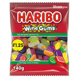 HARIBO WINE GUMS BAGS 12x140G