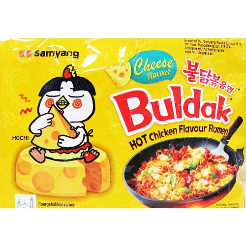 BULDAK SAMAYANG CHICKEN RAMEN CHEESE YELLOW PACK 1x140GM