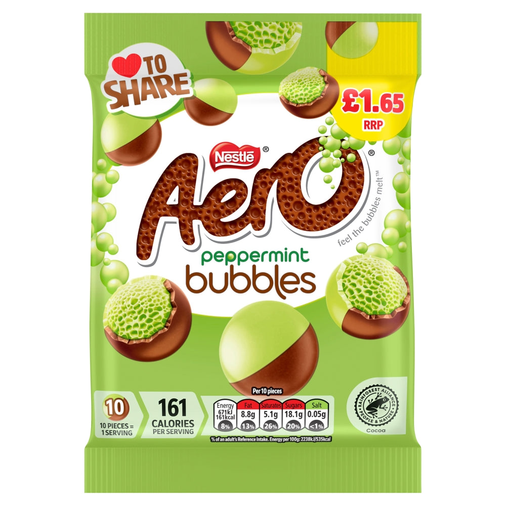 AERO BUBBLES PEPPERMINT BLOCK 15x90 G