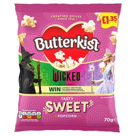 BUTTERKIST CINEMA SWEET POPCORN 15x50G